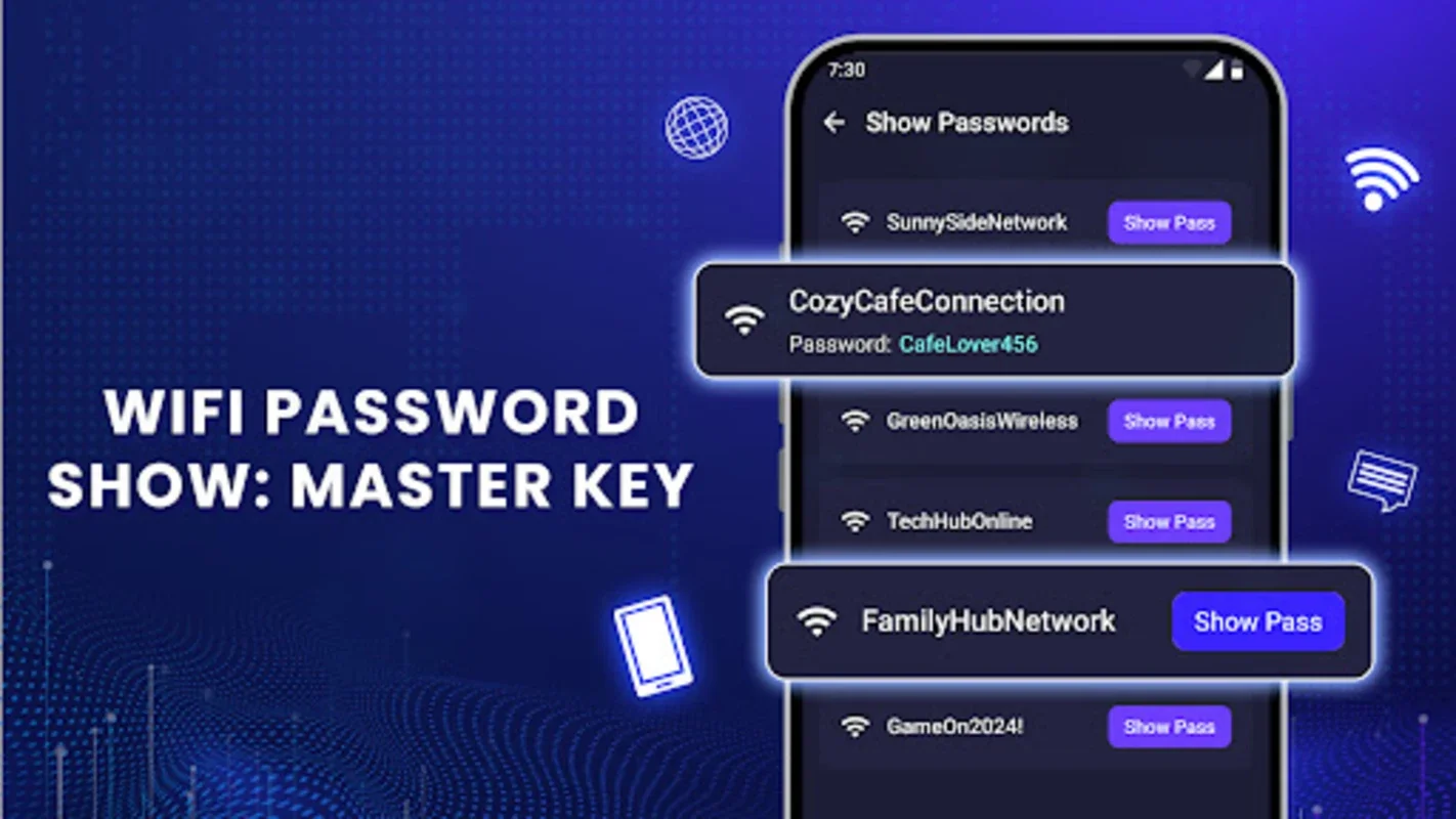 Wifi Password Show Master Key for Android - Manage Wireless Connections Easily