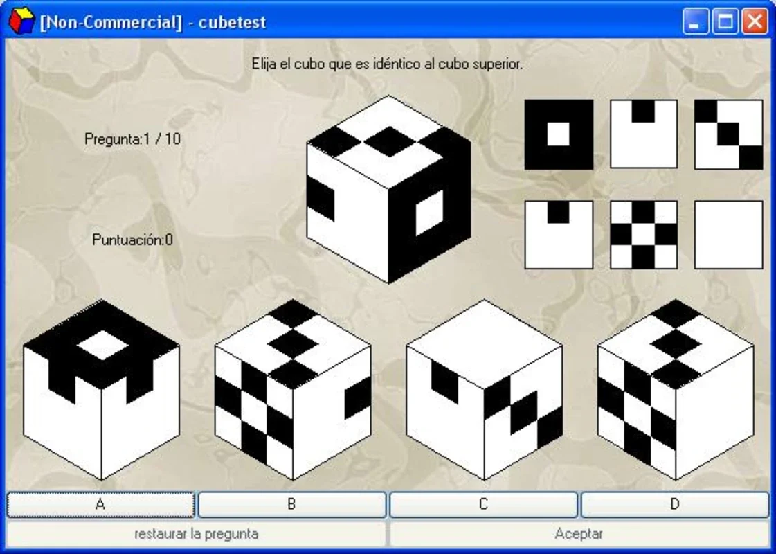 CubeTest for Windows - Enhance Spatial Perception