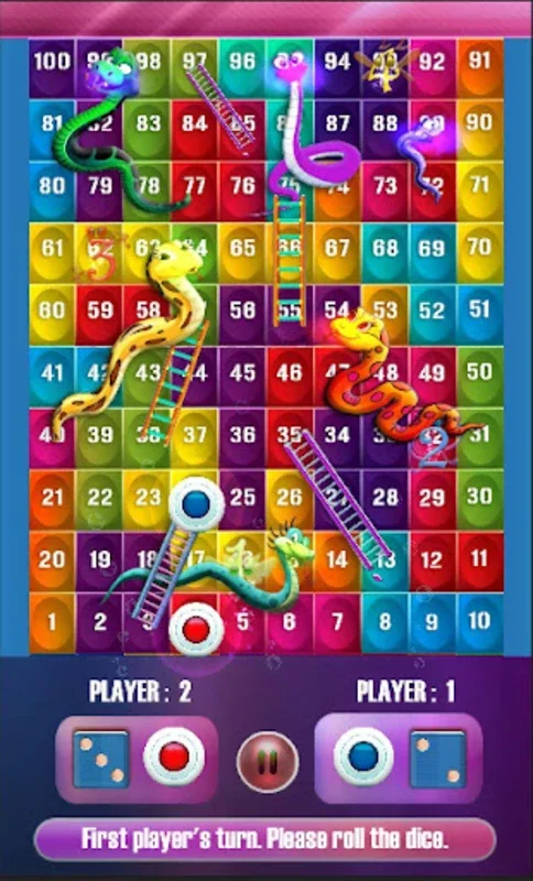 حية و درج : Snake And Ladder for Android - Strategic Fun