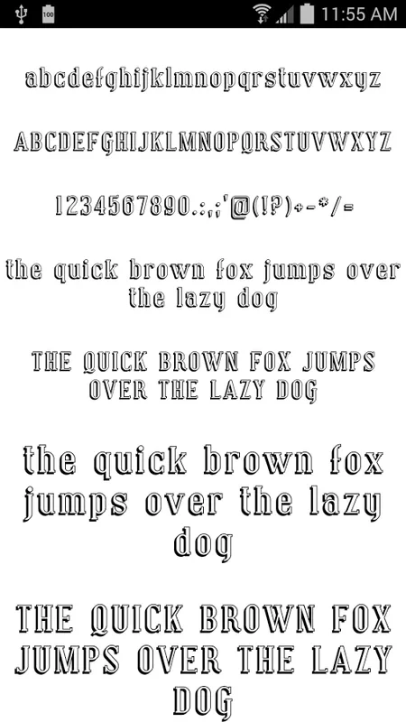 Free Fonts 50 Pack 8 for Android: Personalize Messages