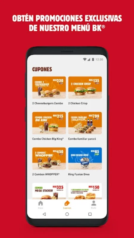 Burger King® RD for Android - Streamlined Ordering