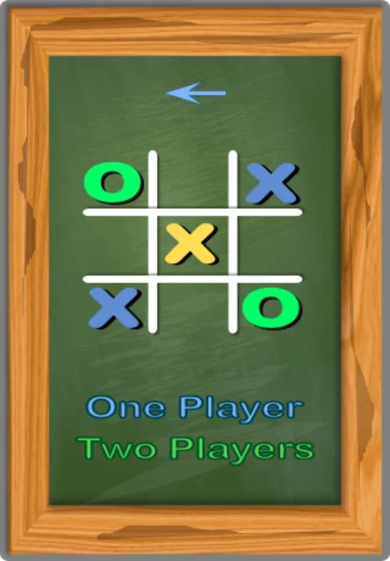 Tic Tac Toe Blackboard for Android - Engaging Board Game