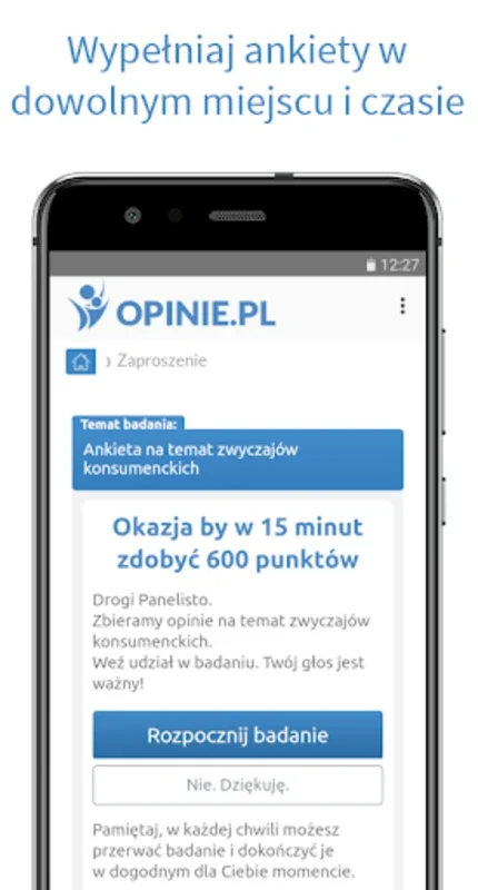 Panel Opinie.pl for Android - Valuable Feedback App