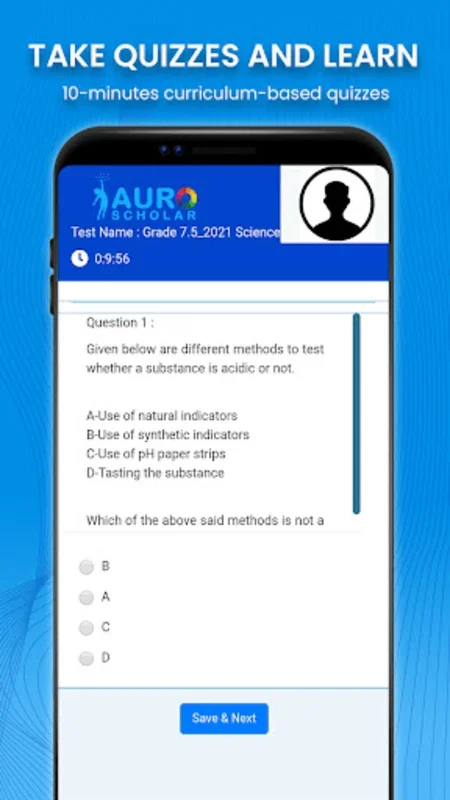 AuroScholar for Android - Earn Scholarships with Monthly Quizzes