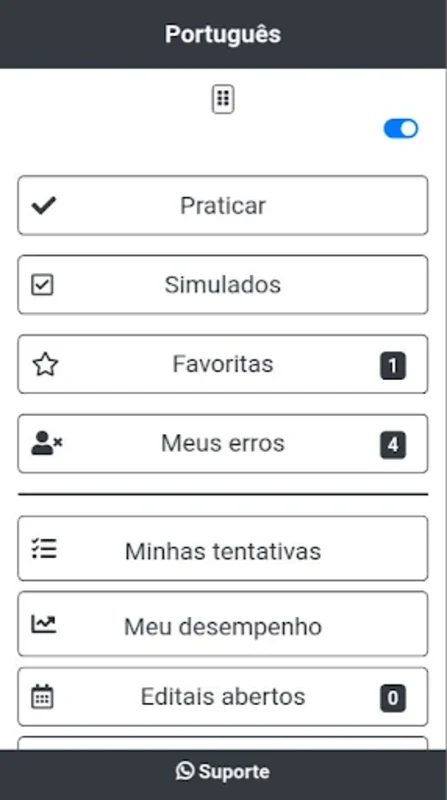 Português Simulados Concurso Público for Android: Comprehensive Exam Prep