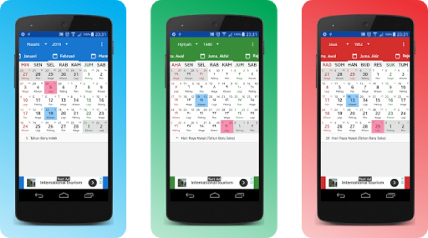 Kalender 2022 + Hijriyah Jawa for Android - Convenient Calendar App