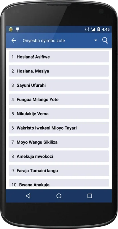 Tumwabudu Mungu Wetu for Android: Spiritual Hymns App