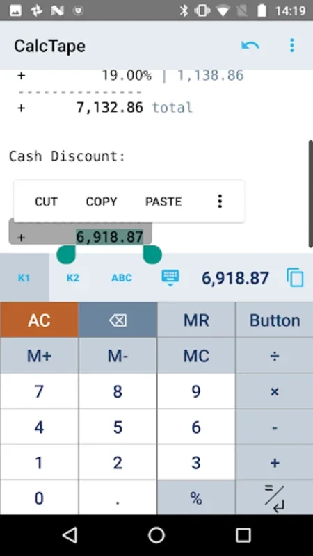 CalcTape for Android: Simplify Complex Calculations