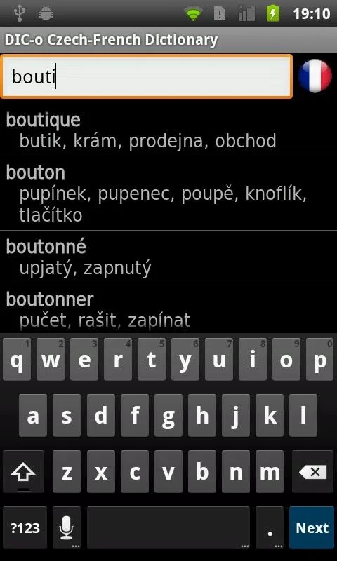 DIC-o Czech-French for Android: Offline Dictionary with 35,000+ Translations