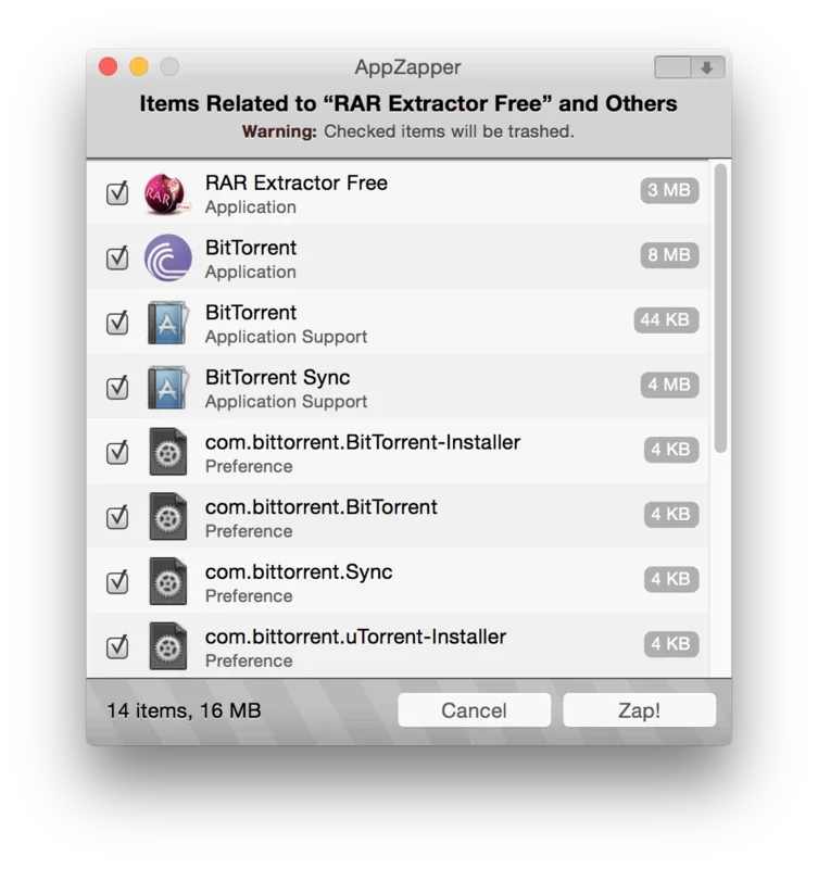 AppZapper for Mac - Efficiently Delete Unwanted App Files