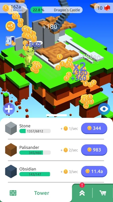 TapTower for Android - Build the Dragon's Tower