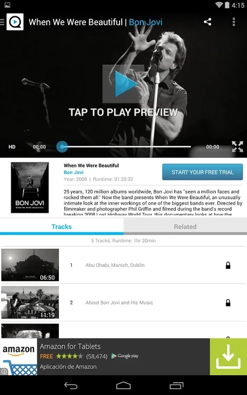 Qello Concerts for Android: A Musical Extravaganza