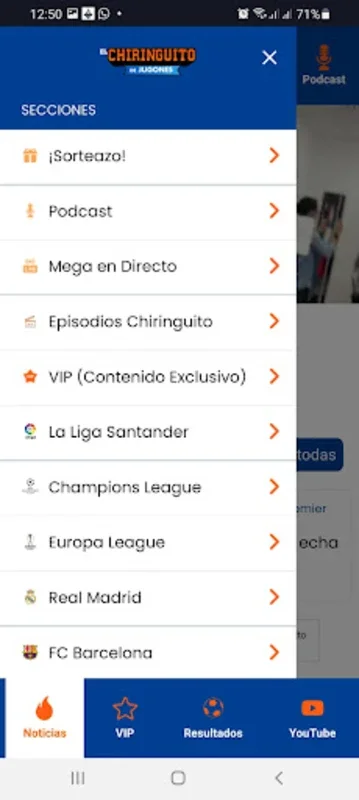 Chiringuito TV for Android - Premier Soccer Experience