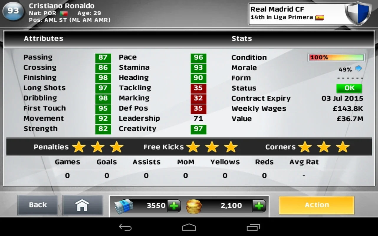 Champ Man 15 for Android - Manage Your Dream Team