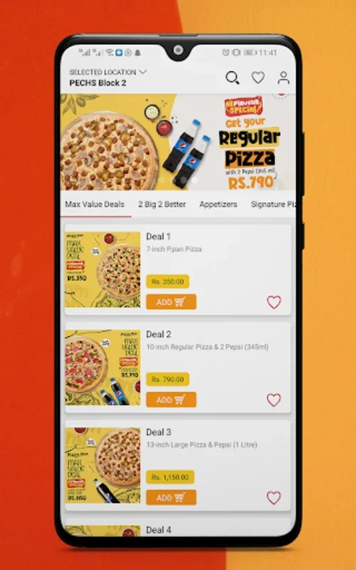 Pizza Max for Android - Hassle - Free Pizza Ordering