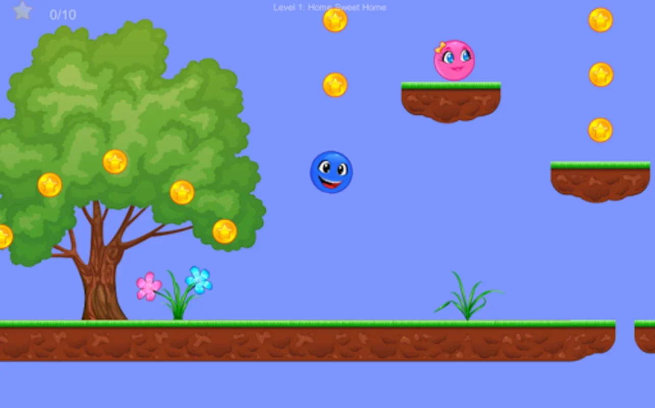 Blue Ball & Pink Ball for Android - Save Nature in Adventure