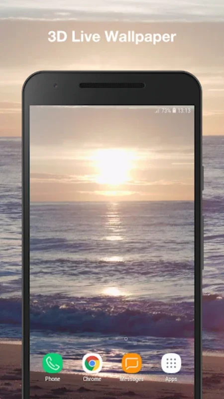 Sunset Ocean Live Wallpaper for Android - No Downloading Needed