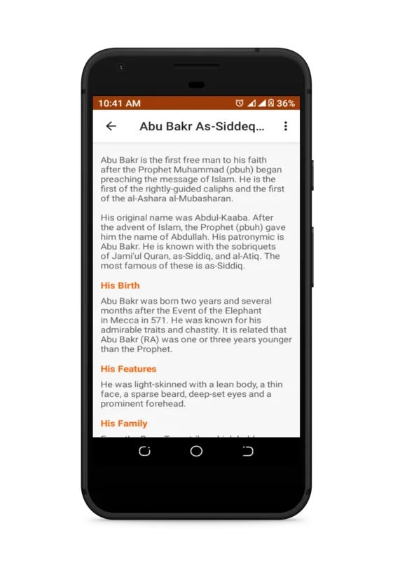 The 10 Sahaba (RA) for Android - Explore Islamic History