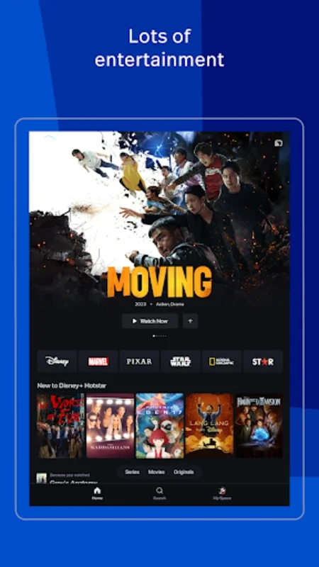 Disney+ Hotstar (Android TV): Immersive Entertainment on Your Android TV