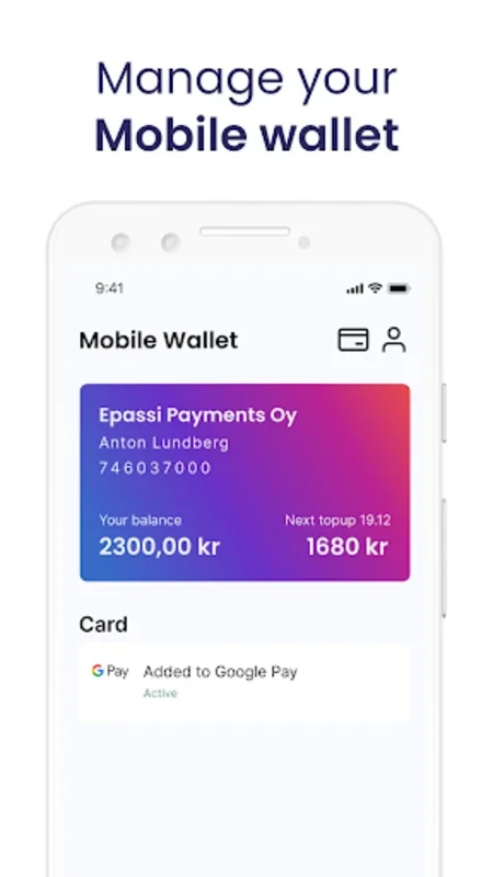 Epassikortet for Android - Streamline Lunchtime Finances