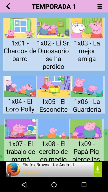 Vídeos Peppa Pig: Enjoy Peppa Pig on Your Android