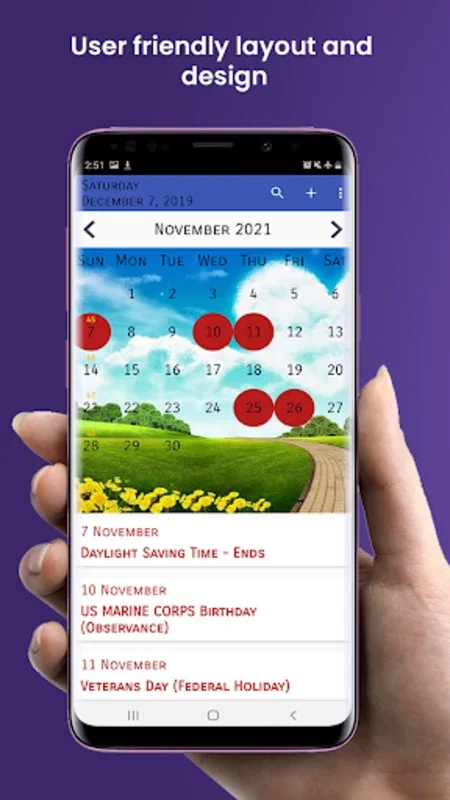 US Calendar with Holidays 2023 for Android - Stay Organized All Year