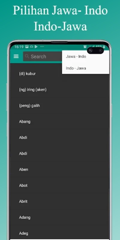 Kamus Bahasa Jawa Offline for Android: Versatile Javanese Language Support