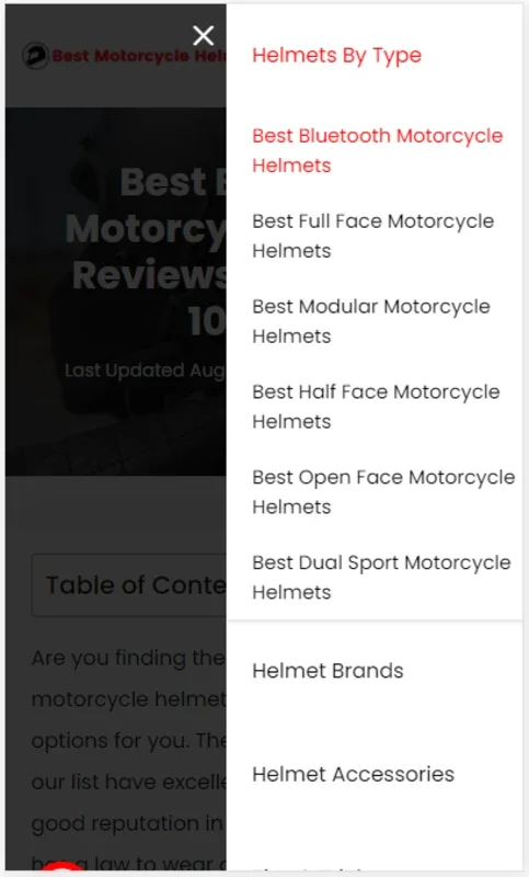 Motorcycle Helmet App for Android - Find Reliable Helmets