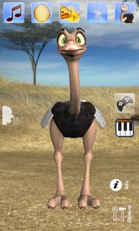 Talking Joe Ostrich for Android - Fun and Interactive