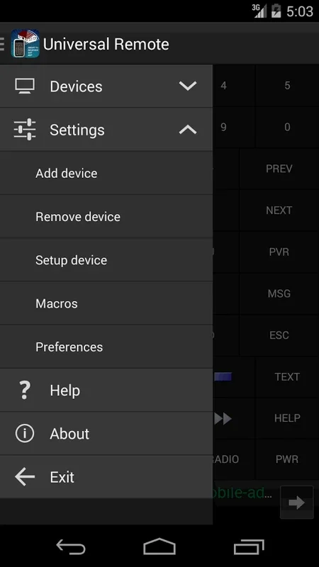 Universal Remote Control: Android TV Remote App