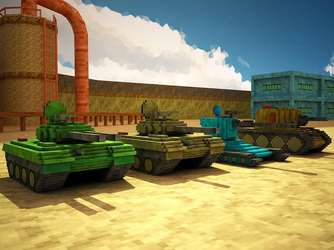 Toon Tank - Craft War Mania for Android: Engaging Battles Await