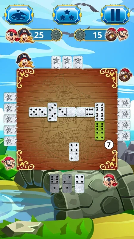 Dominos Pirates for Android: Fun in the Caribbean