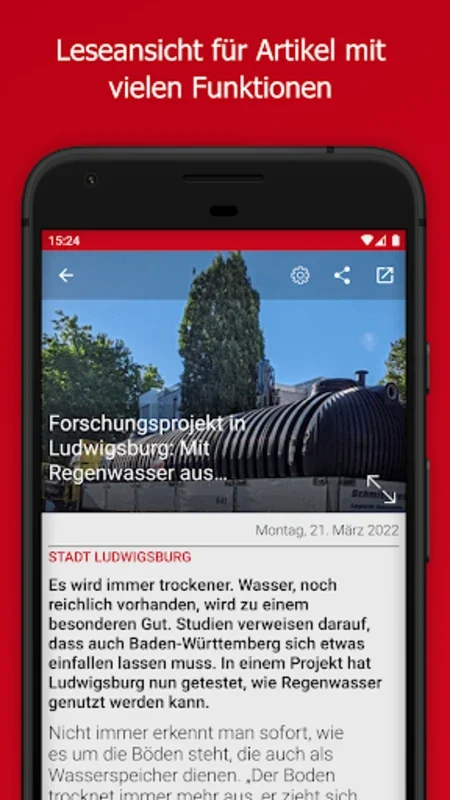 Ludwigsburger Kreiszeitung for Android - Local News at Your Fingertips