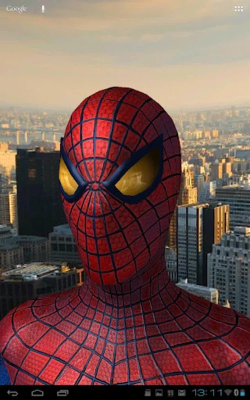 Amazing Spider - Man 3D Live WP for Android - Interactive Wallpaper