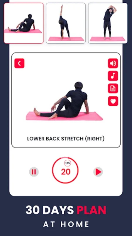 Back Workout for Android - Strengthen Your Back at Home