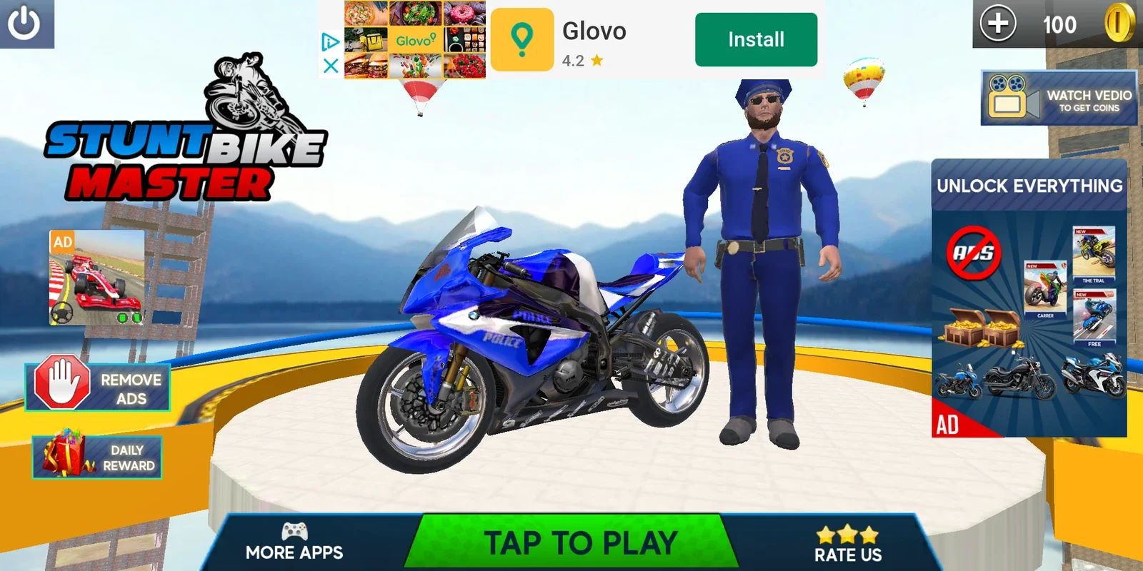 Police Bike Stunts Games for Android - No Downloading Needed