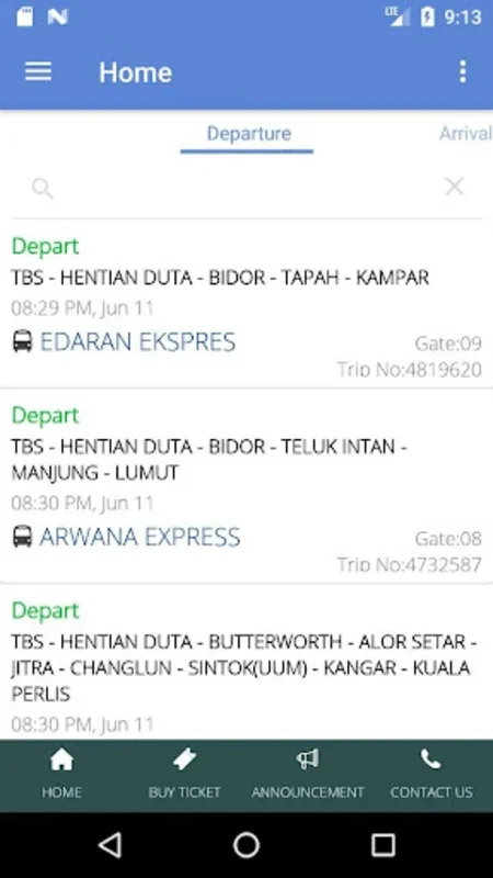 TBS-BTS for Android: Streamline Your Malaysia Travel