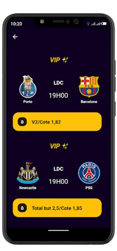 Chance 8 for Android - Smart Sports Betting Predictions