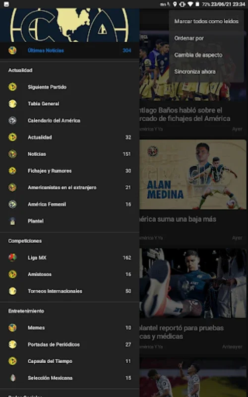 América y ya for Android: Stay Informed on Club America