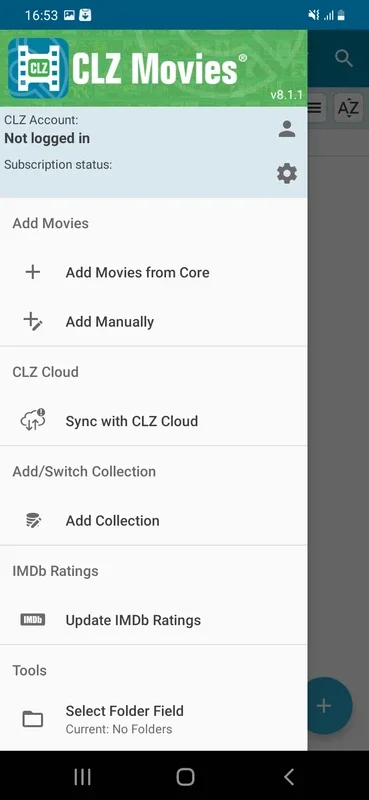 CLZ Movies for Android - Streamline Your Movie Collection