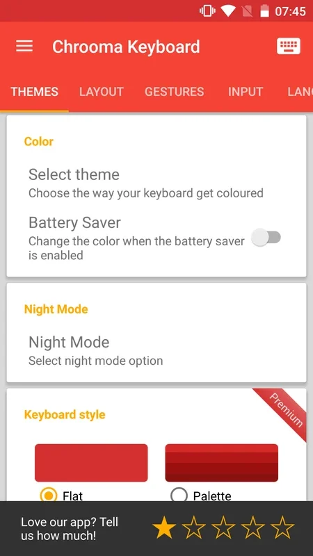 Chrooma Keyboard: Adaptive Android Keyboard with Customizable Colors and Fonts