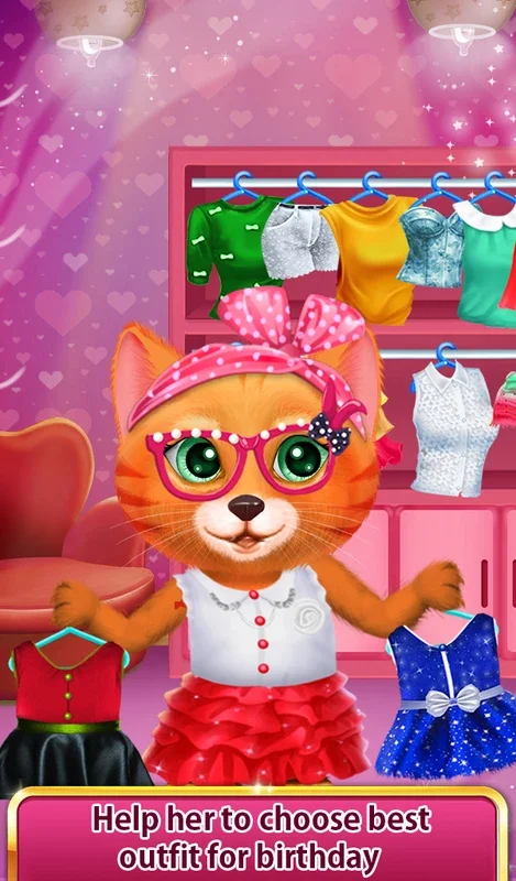 Kitty Birthday Party Celebration for Android - Fun Party App