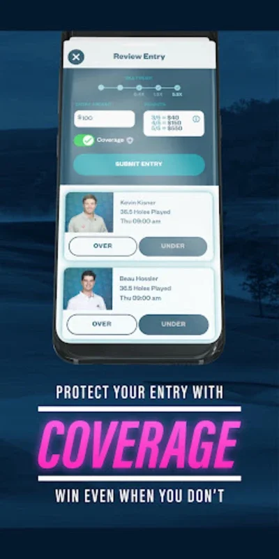 Chirp for Android - The Fantasy Golf App with Real Money Contests