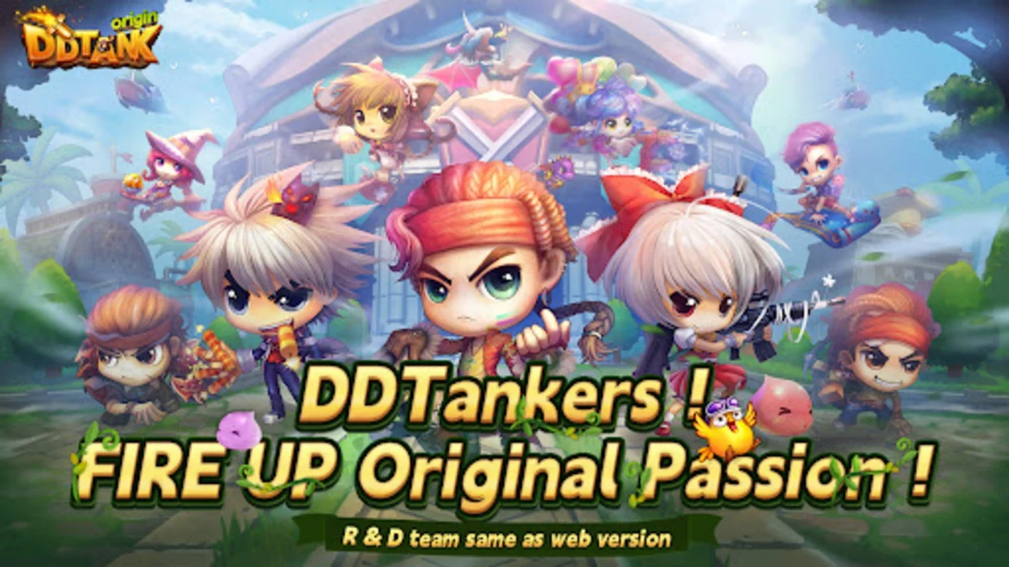 DDTank Origin for Android: Engaging Projectile Game