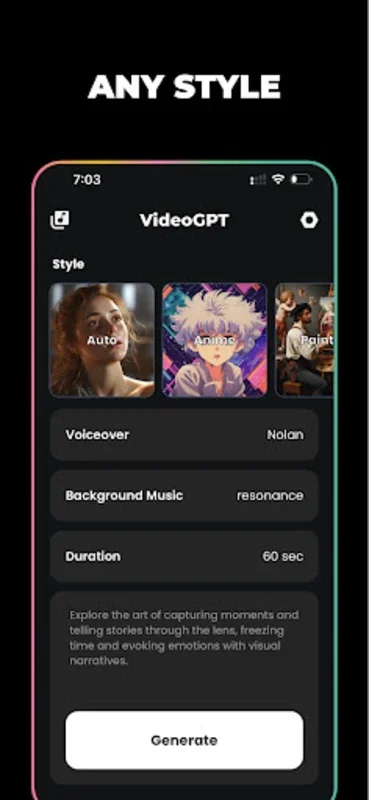 VideoGPT for Android - Create Animated Videos with Ease