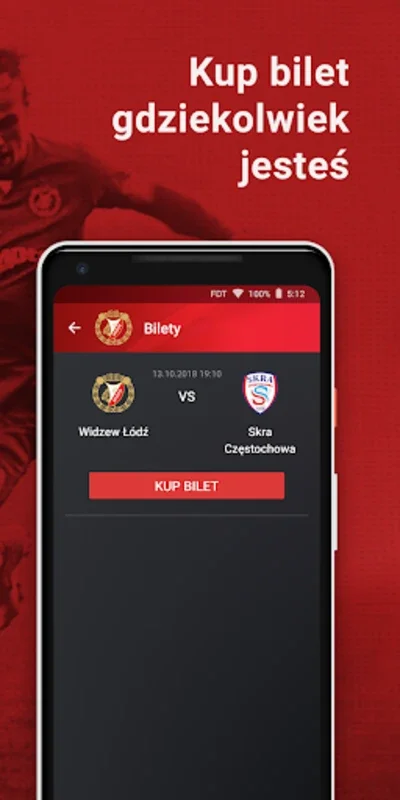 Widzew Łódź App for Android - Stay Connected with Your Team