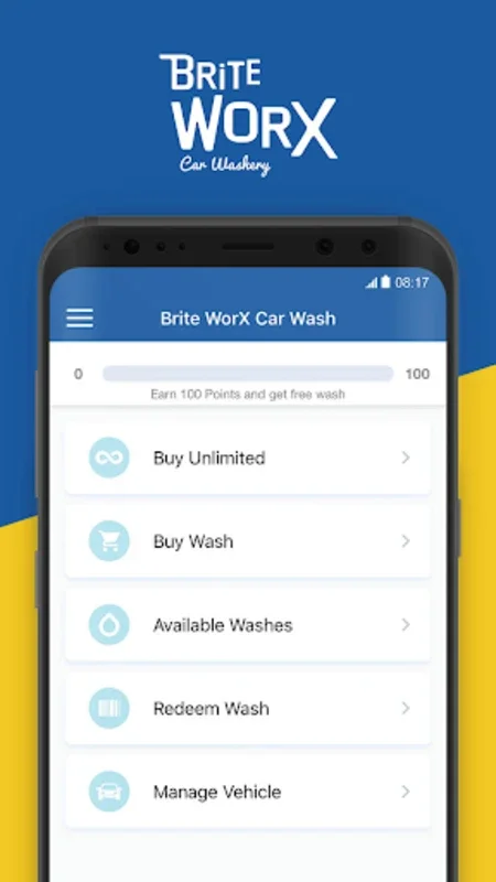 Brite WorX Car Wash for Android: Streamlined Vehicle Cleaning