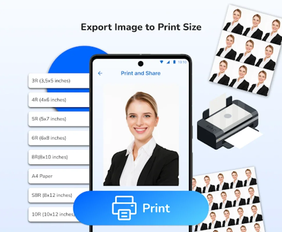 Passport size Photo for Android - Create Professional Passport Photos