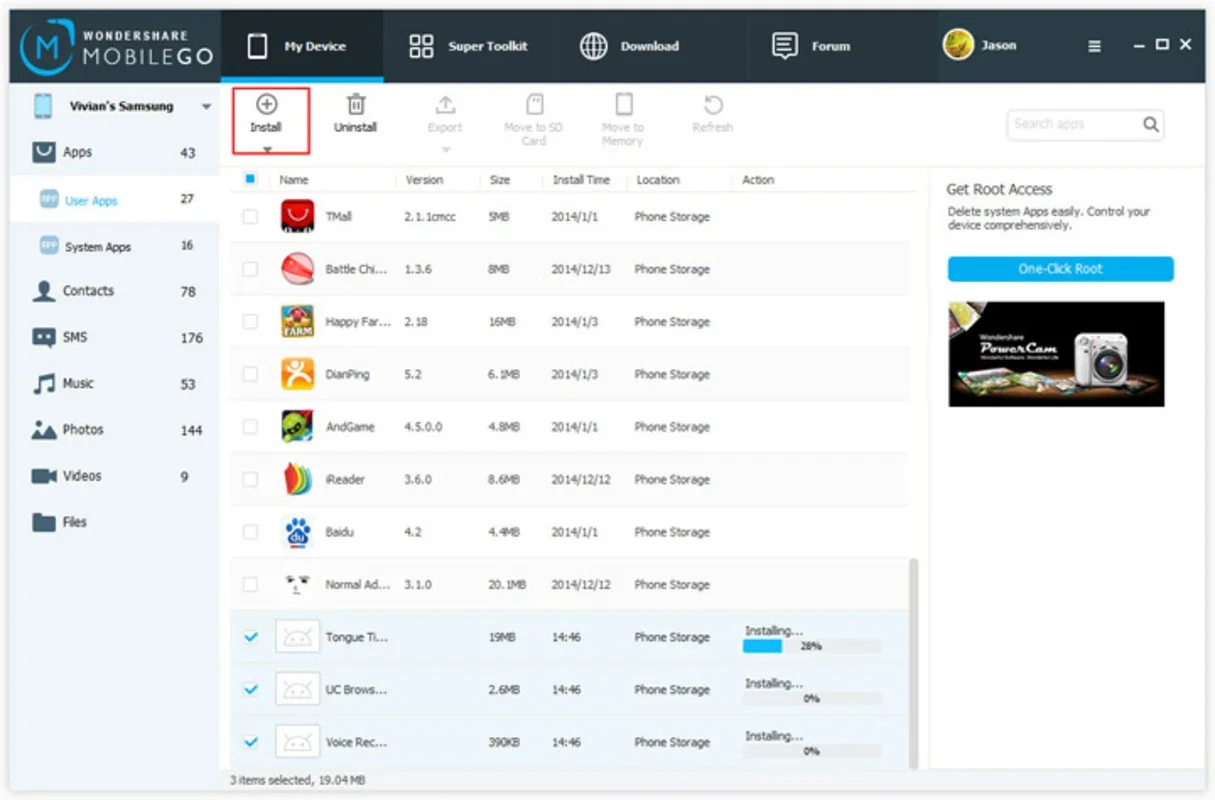 Wondershare MobileGo: Efficient Android Device Management for Windows