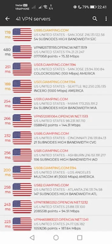 VPN US for Android - Secure and Fast Connections